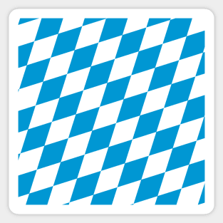 Bavarian Pattern diagonal Sticker
